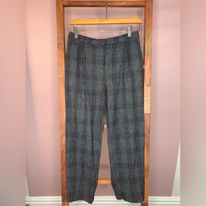 Top Shop High-waist Plaid Pants | US 4, UK 8